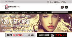 Desktop Screenshot of myperfumestore.com